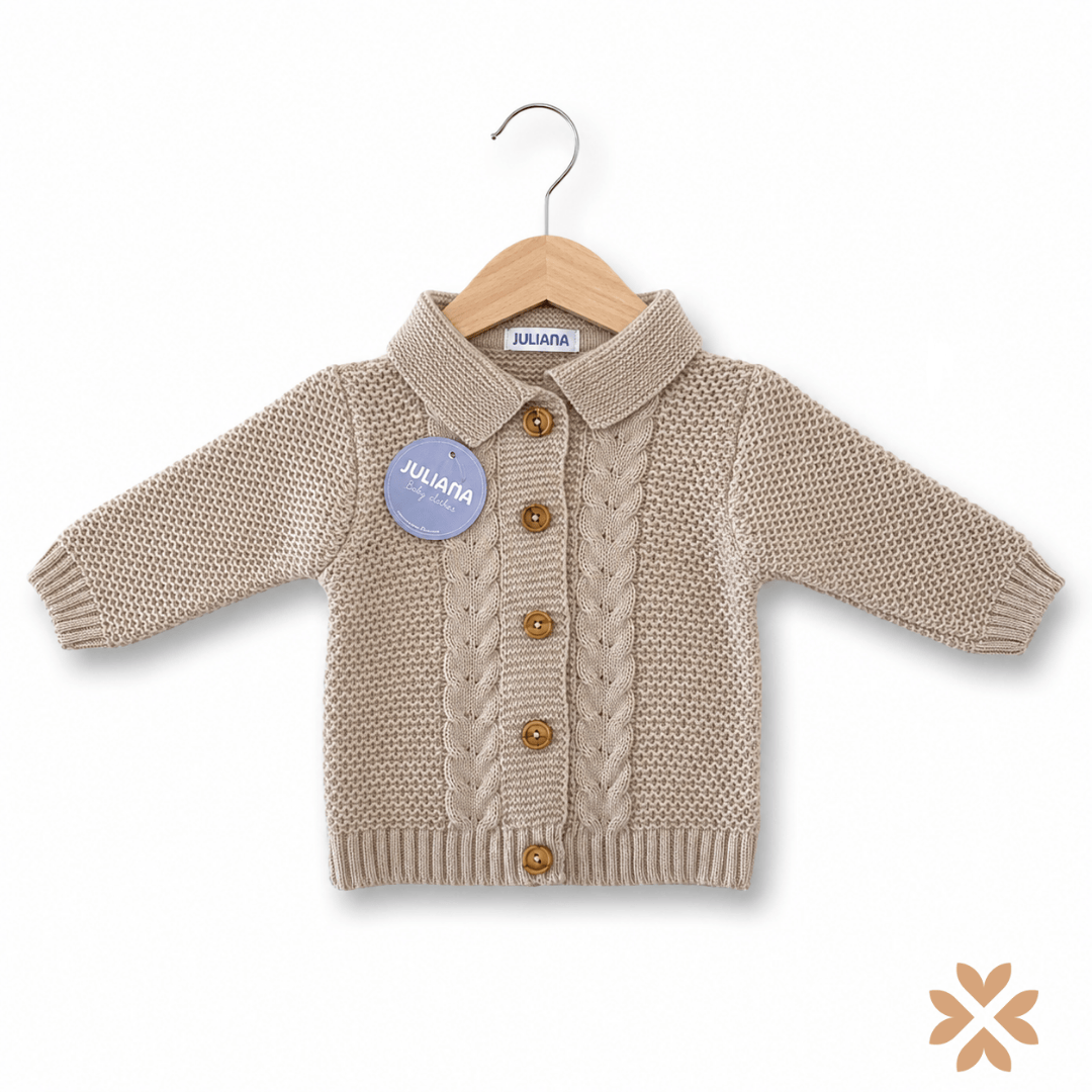Cardigan in maglia a trecce - Juliana