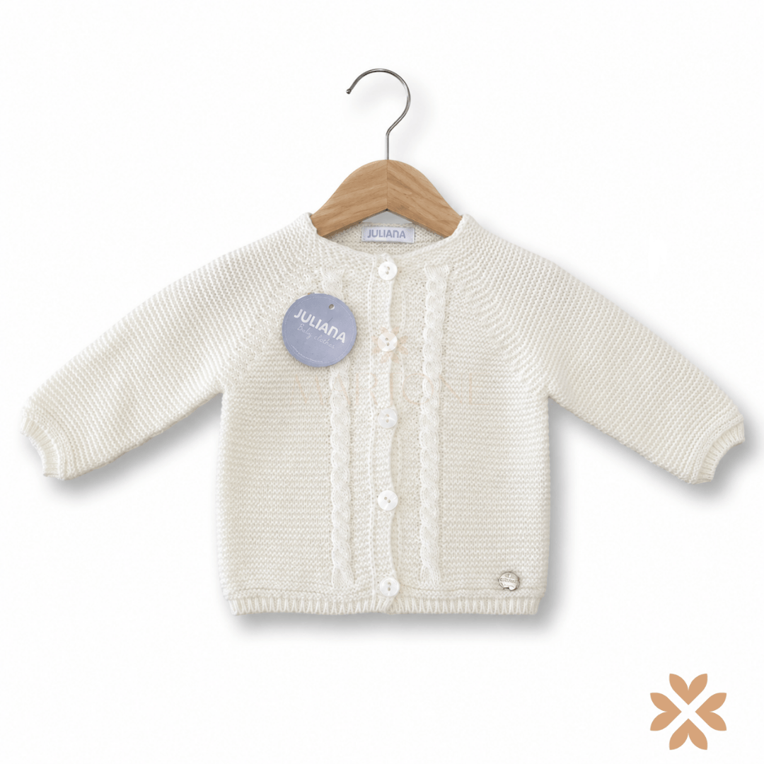 Cardigan in maglia panna - Juliana