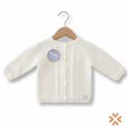 Cardigan in maglia panna - Juliana