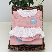 Blusa e culotte con balza - Juliana
