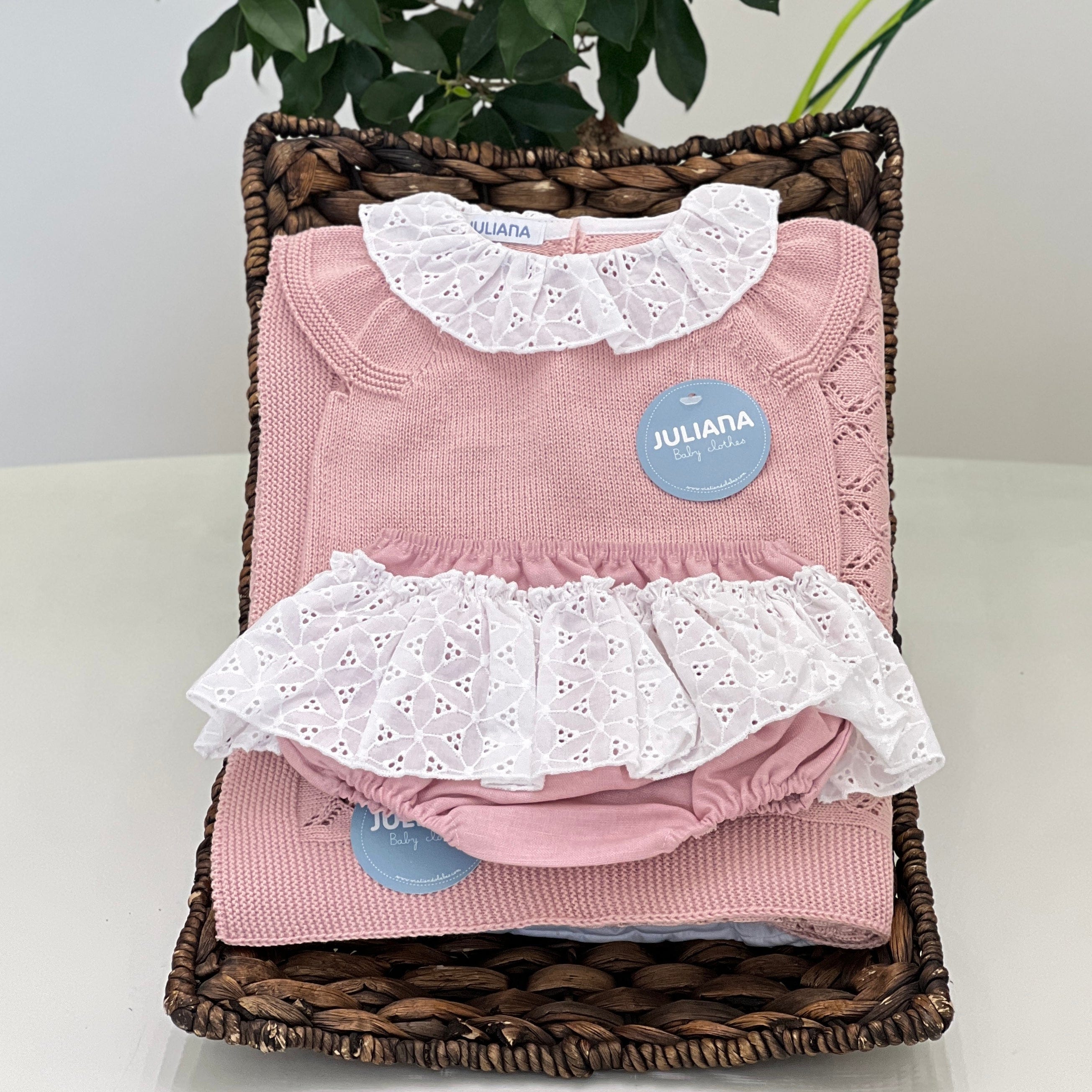 Blusa e culotte con balza - Juliana