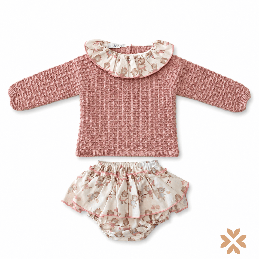 Completo con culotte a balze - Juliana