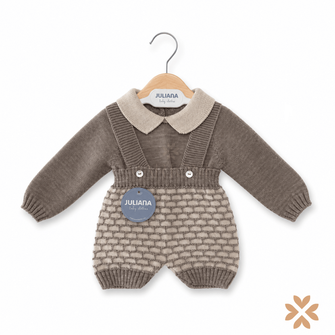 Salopette neonato in maglia - Juliana