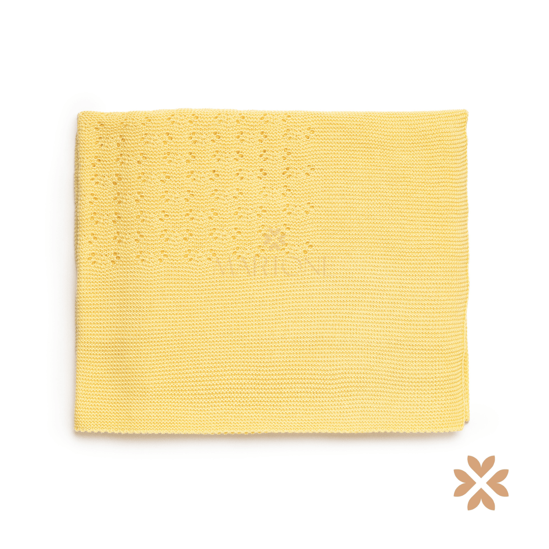 Coperta in filo gialla - Juliana