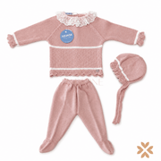 Tutina spezzata con colletto in pizzo - Juliana