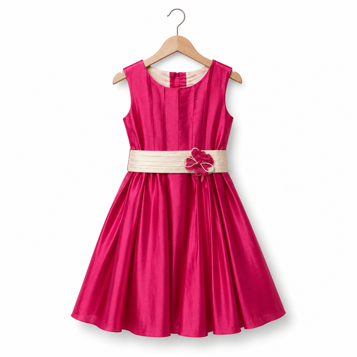 Abito in taffetà fucsia - Kiriki