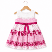 Abito bambina pois con fiocco - Kiriki