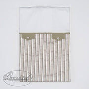 Coperta con tessuti a contrasto