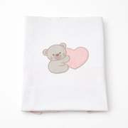 Coperta orsetto e cuore  - La Sartori Dei Piccoli