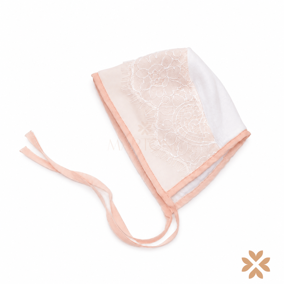Cuffietta inserti in pizzo - La Sartoria Dei Piccoli