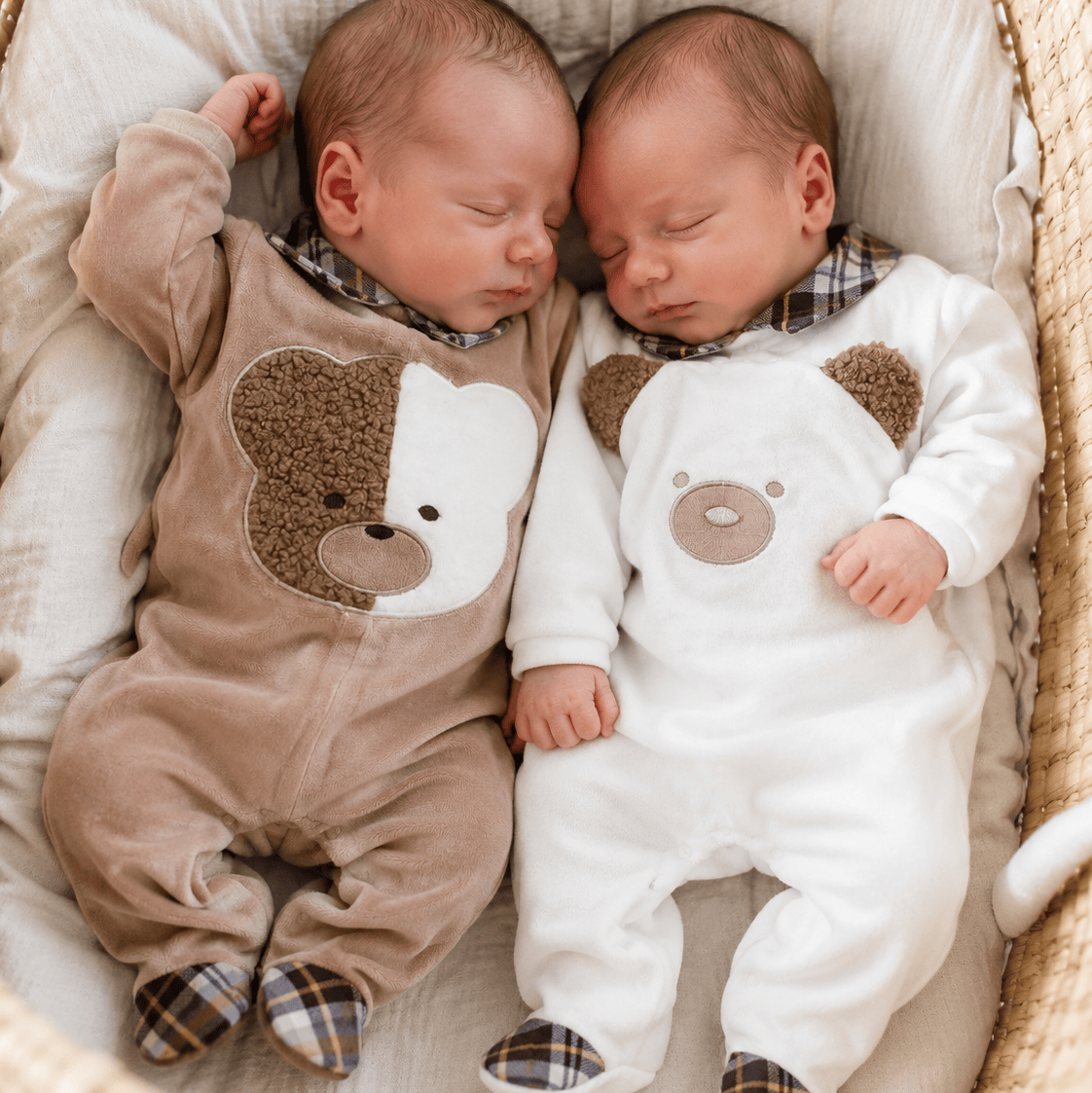 Tutina in ciniglia Teddy Beige - La Sartoria Dei Piccoli