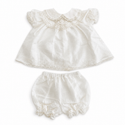 Completo blusa e culotte in lino - Creazioni Luana