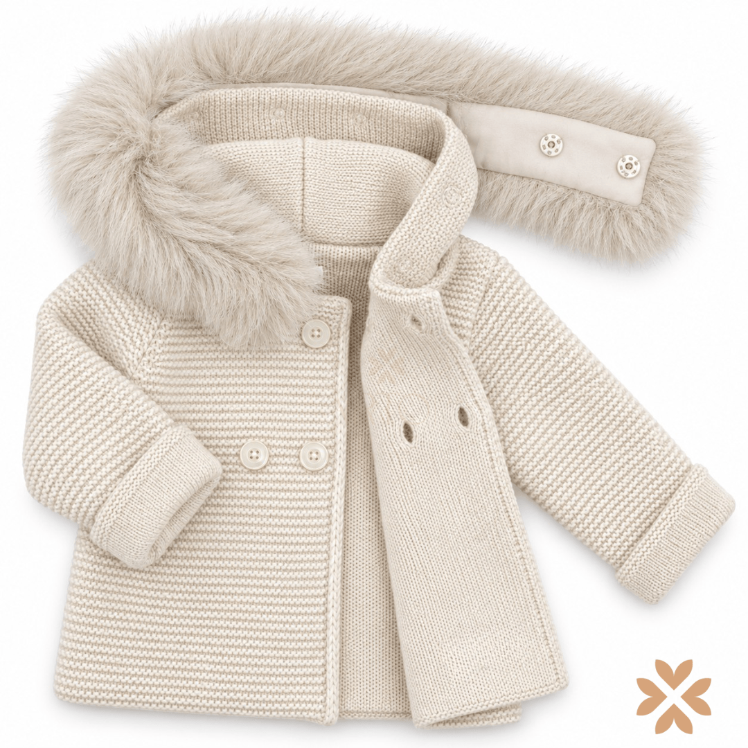 Cappotto in Maglia con Ecopelliccia - Mac Ilusion