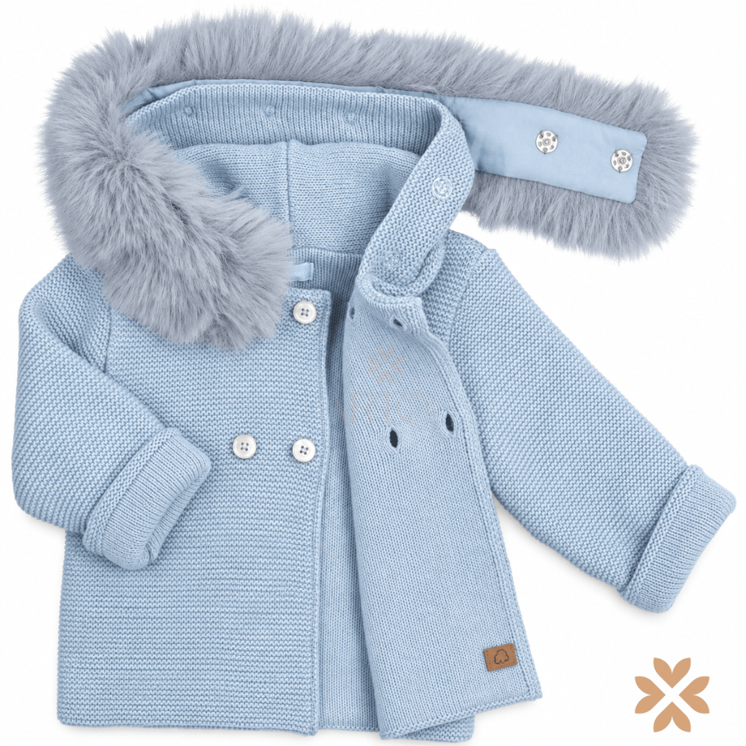 Cappotto in Maglia con Ecopelliccia - Mac Ilusion