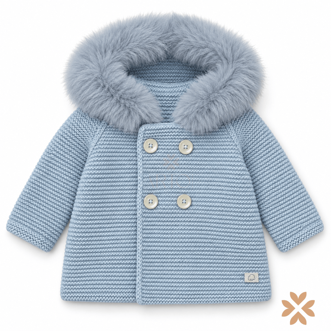 Cappotto in Maglia con Ecopelliccia - Mac Ilusion