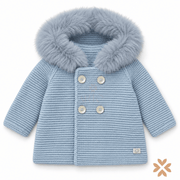 Cappotto in Maglia con Ecopelliccia - Mac Ilusion