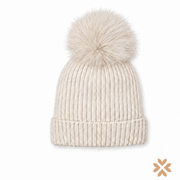 Cappello Bianco con Pompon - Mac Ilusion