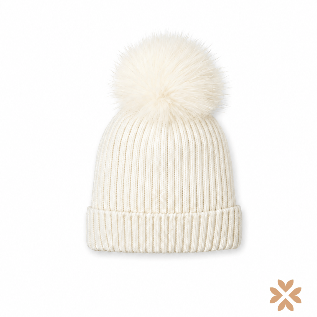 Cappello Panna con Pompon - Mac Ilusion