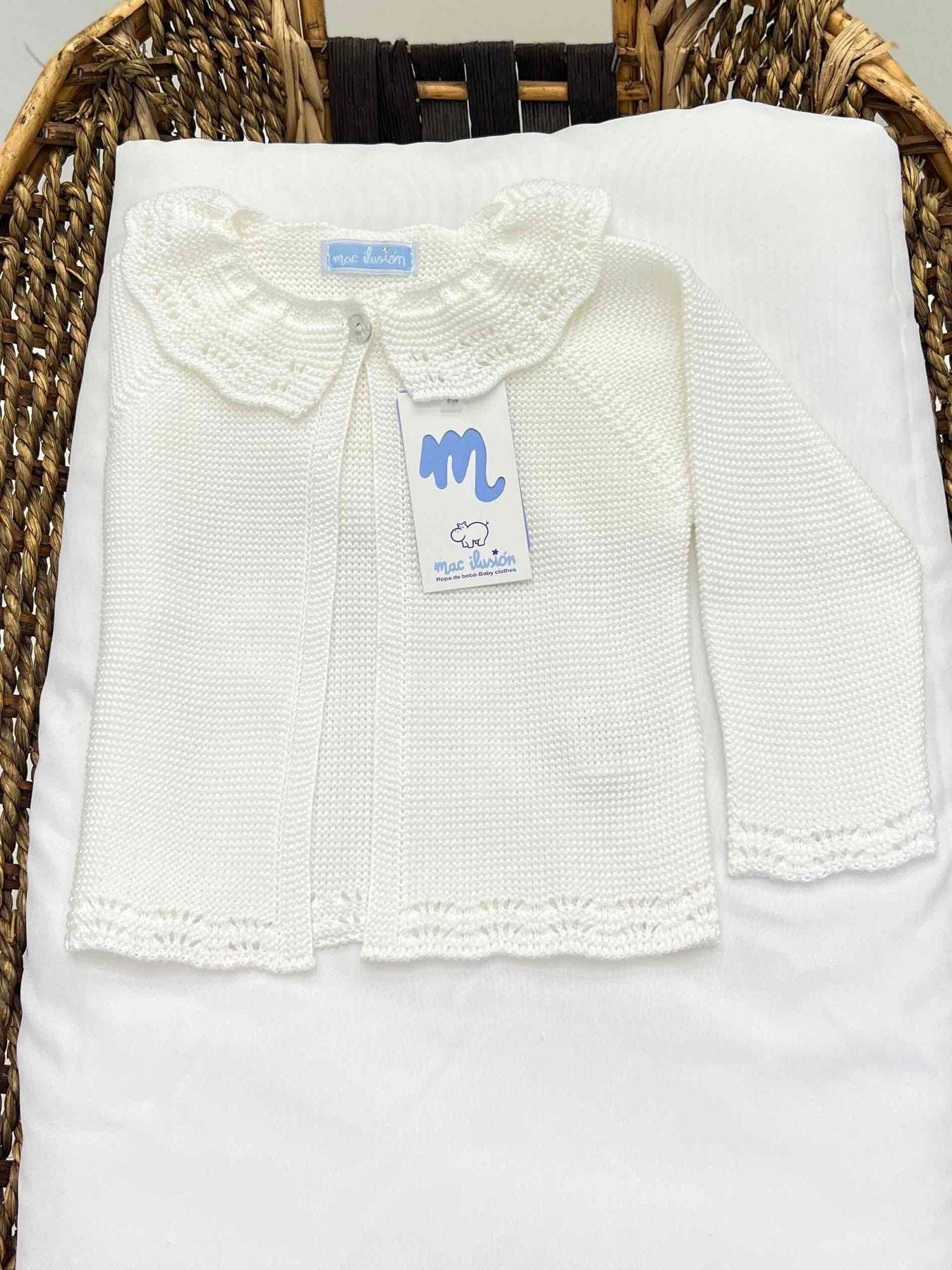 9272 - cardigan - MAC ILUSION - Bianco