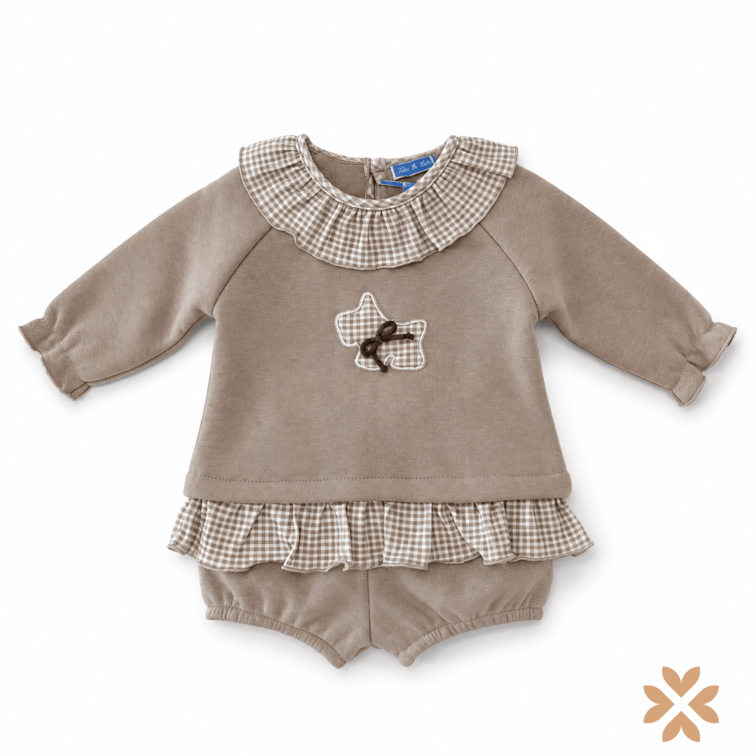 Coordinato beige bimba - Mac Ilusion