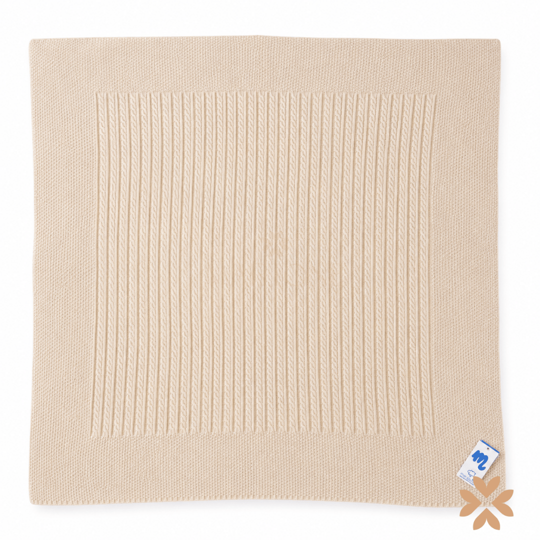 Coperta beige in lana - Mac Ilusion