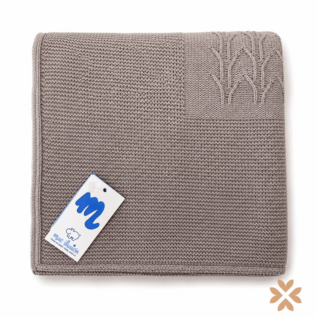 Coperta in lana a trecce - Mac Ilusion