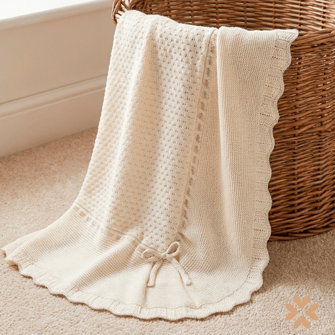 Coperta in Maglia con Smerlo - Mac Ilusion