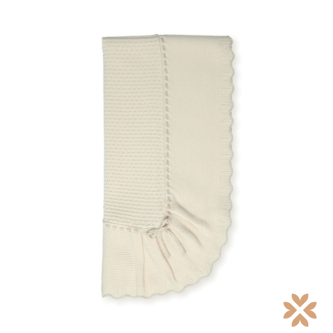 Coperta in Maglia con Smerlo - Mac Ilusion
