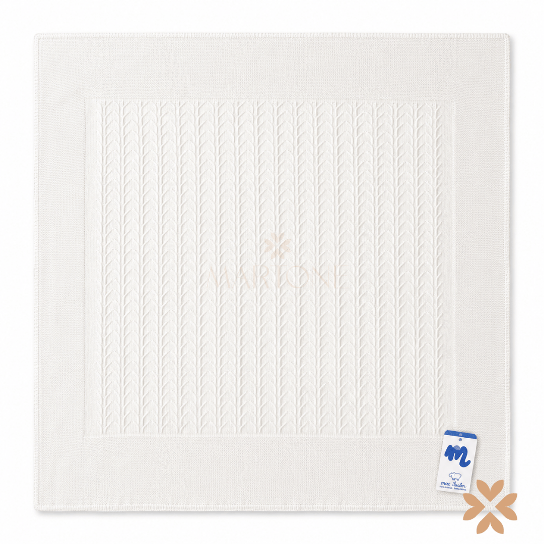 Coperta in lana a trecce - Mac Ilusion