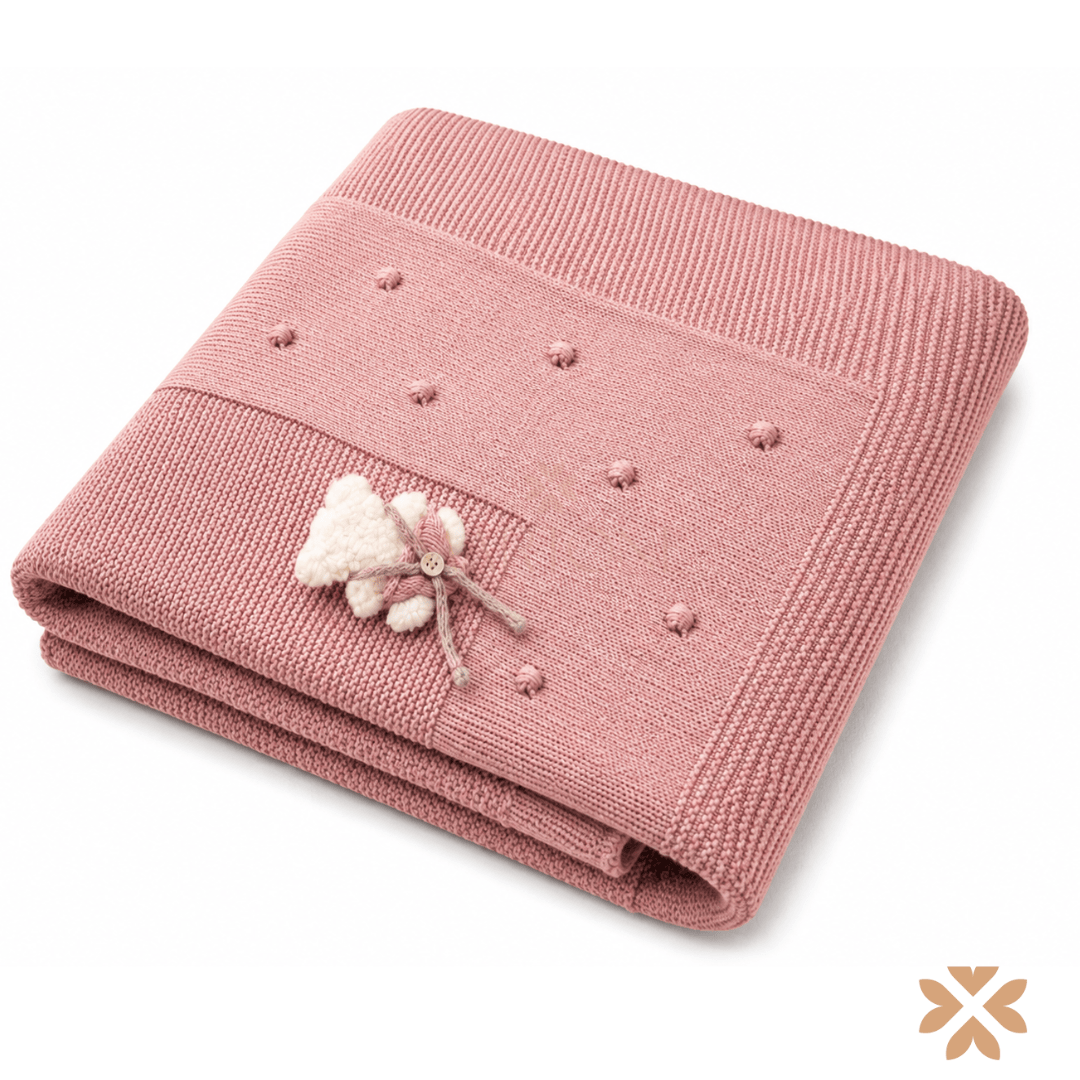 Copertina rosa orsetto e nodini - Mac Ilusion