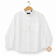 Camicia in lino bianco - Manuell&Frank