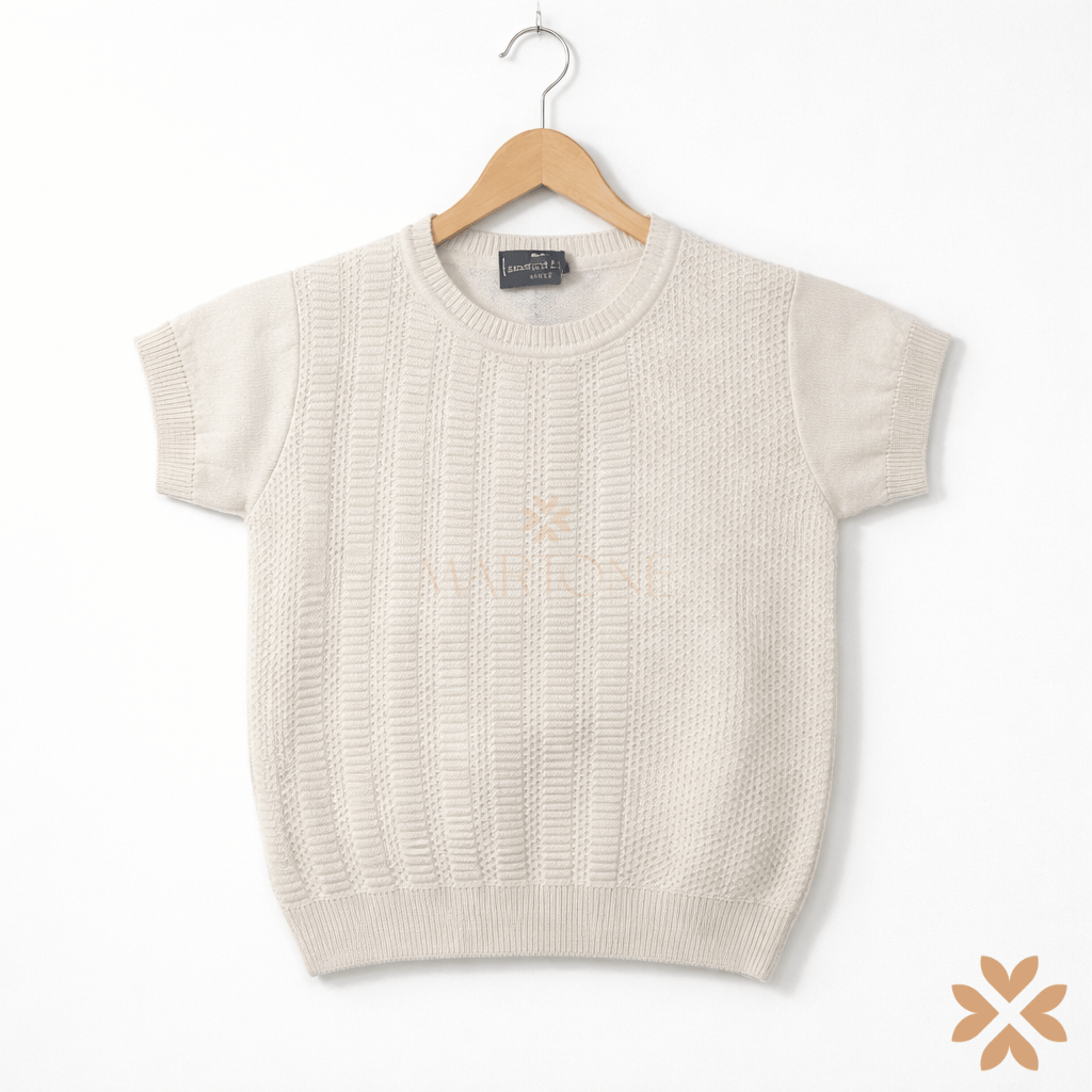 T-Shirt in filo lavorato - Manuell&Frank