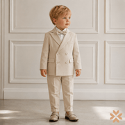 Abito doppiopetto sabbia - Gentlemen