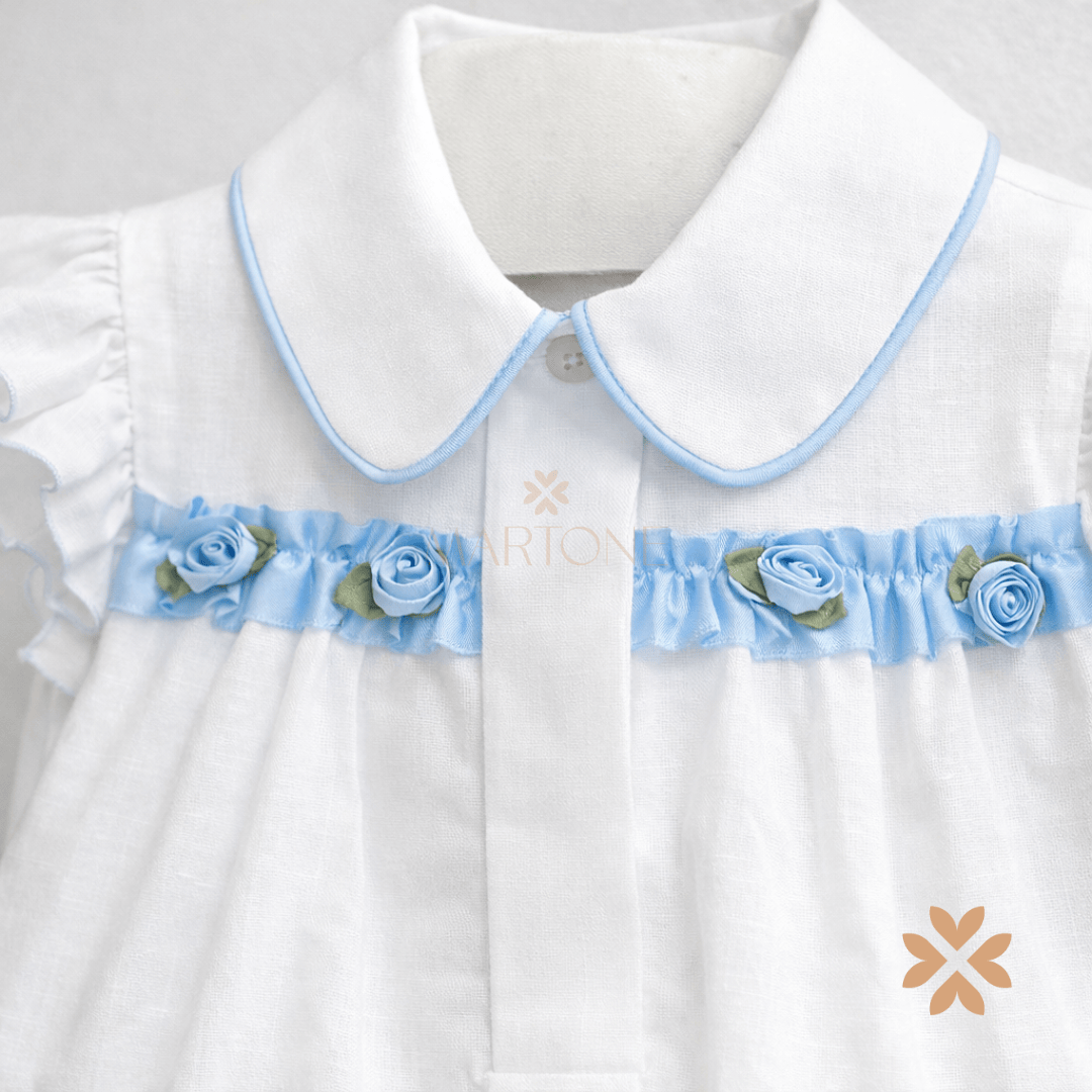 Abitino chemisier svasato in lino - Baby A