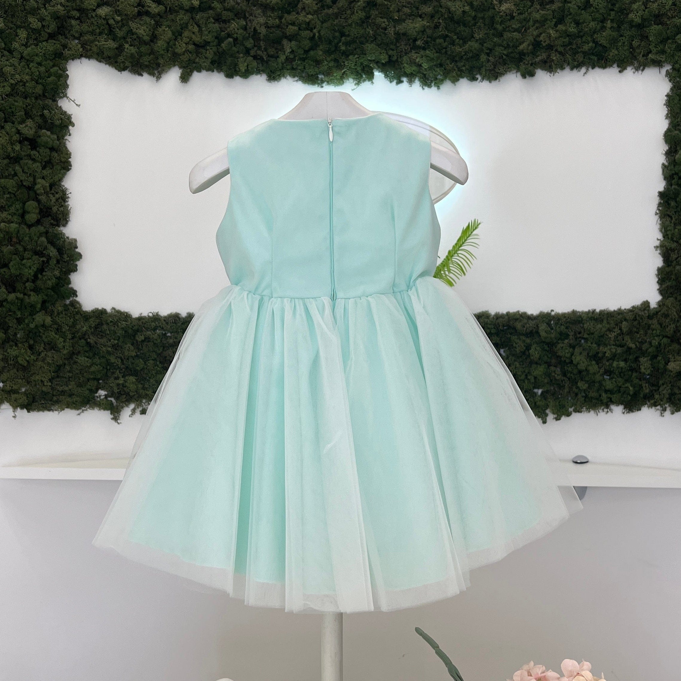 Abito elegante in tulle verde - Baby A