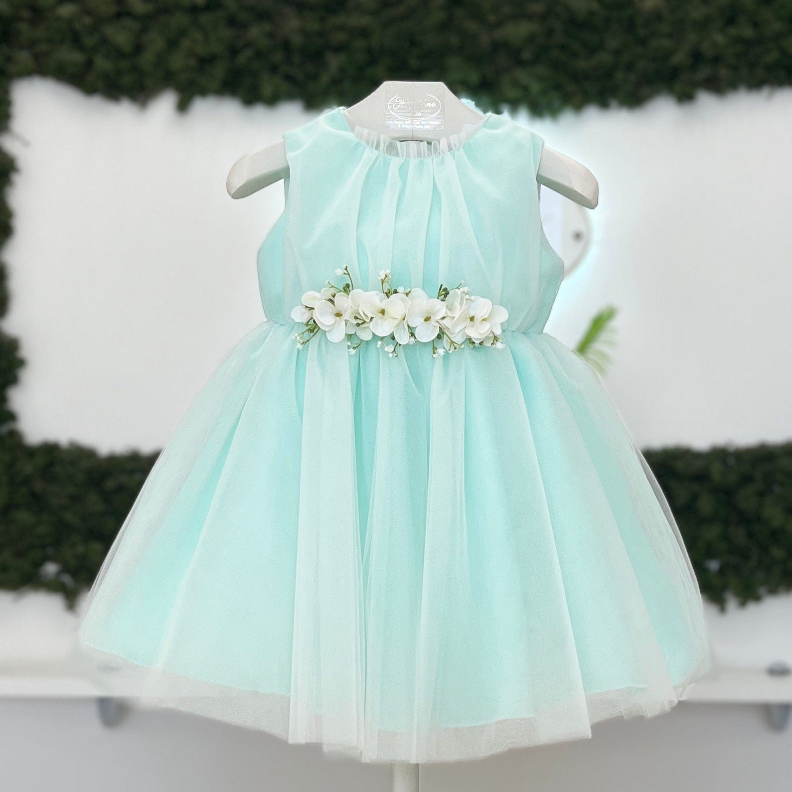 Abito elegante in tulle verde - Baby A