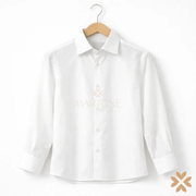 Camicia Cotone Bianca Bimbo