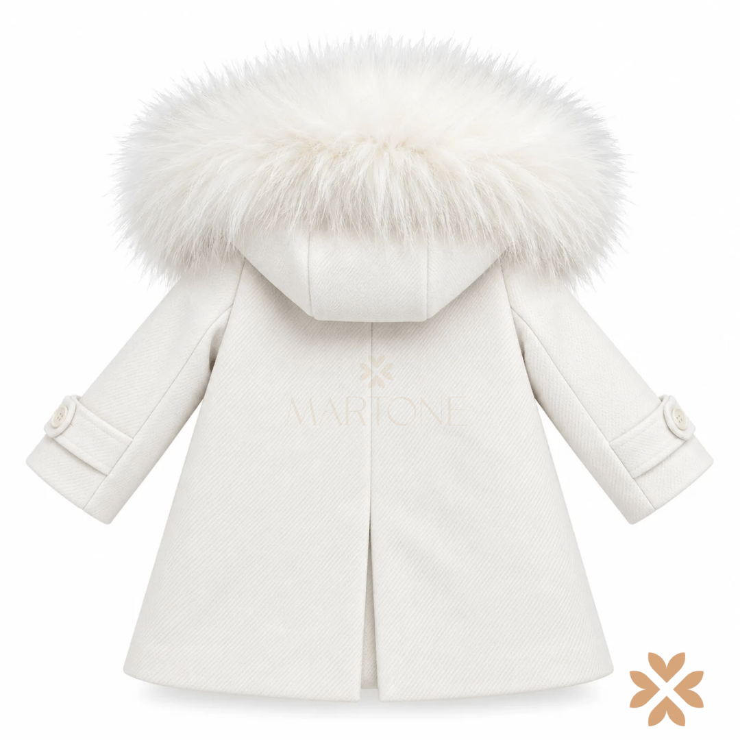 Cappotto Ecopelliccia Bianco
