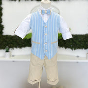 Completo elegante gessato