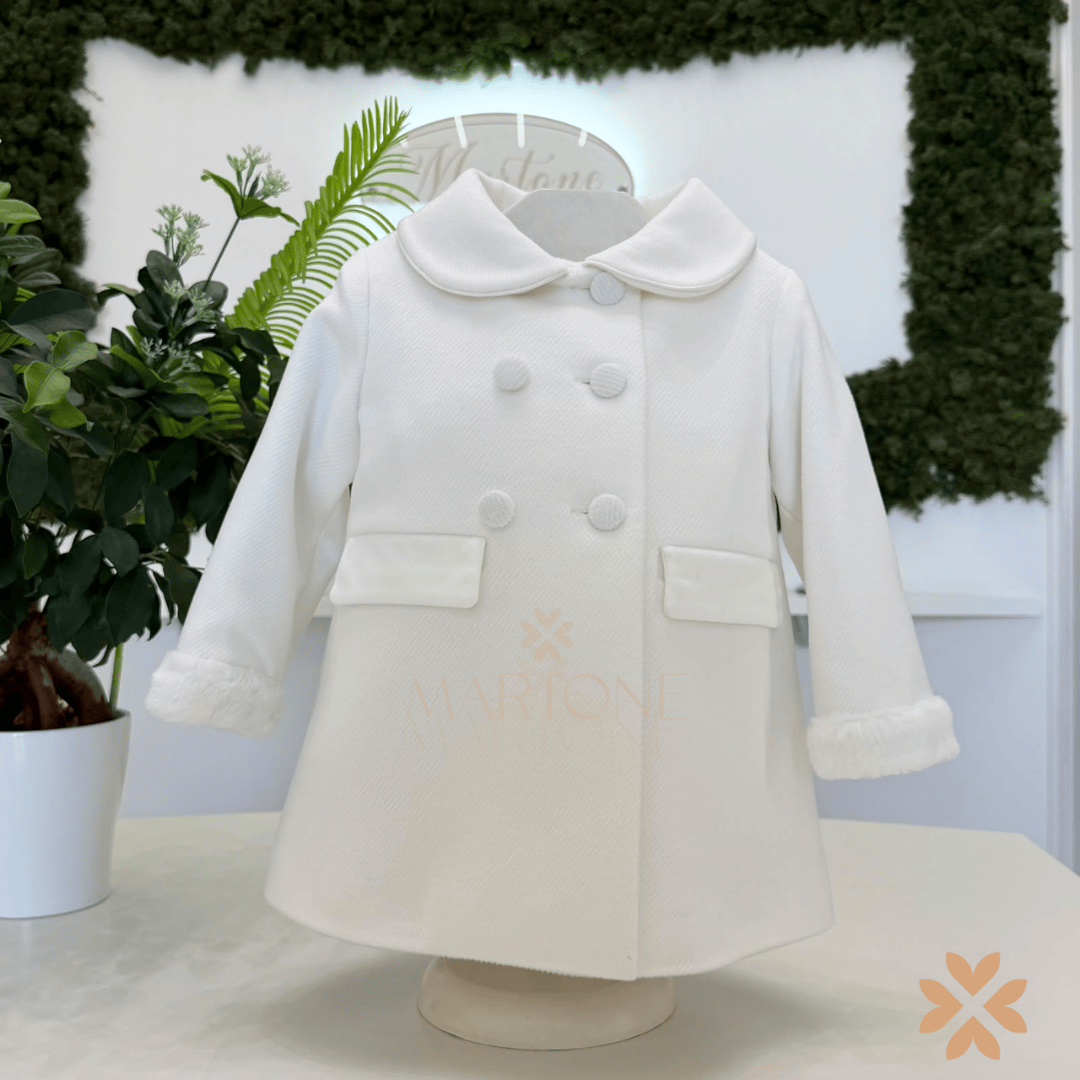 Cappotto Polsini Ecopelliccia