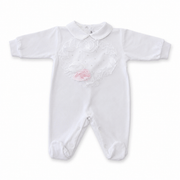 TNB10 - Tutina in cotone rouches a cuore