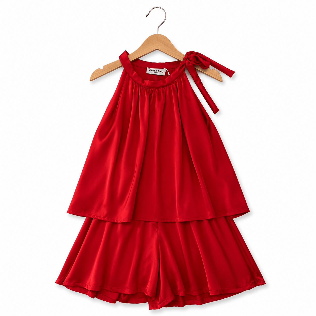 Tuta bambina in raso corta - ODI ET AMO