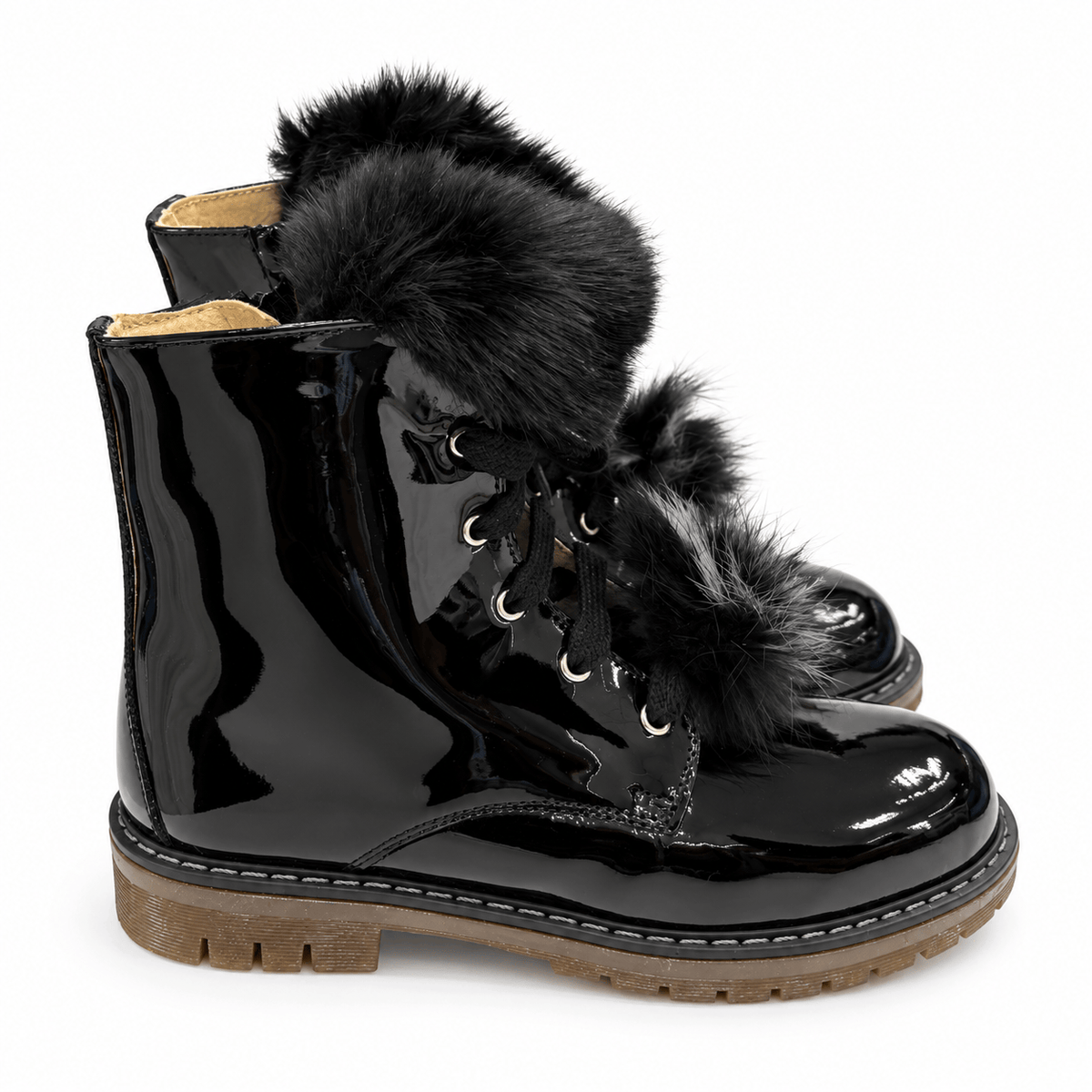 Scarpa nera lucida - Panyno
