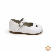 Ballerine bianche cuori traforati