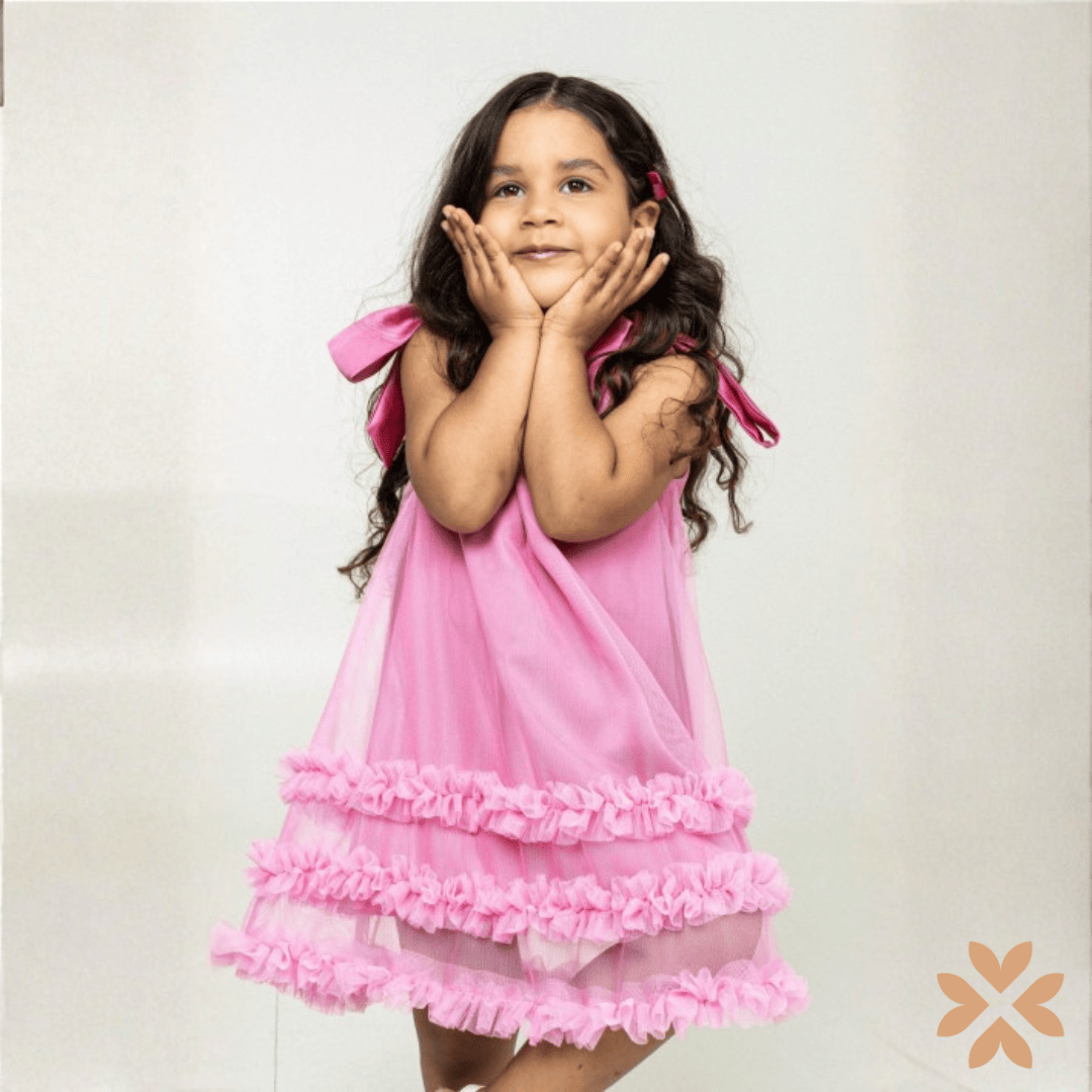 Abito balzette tulle - Petit Posh