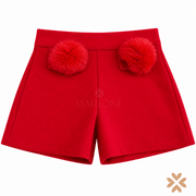 Shorts Bimba con Pompon - Petit Posh