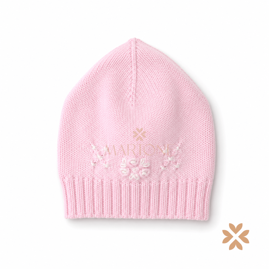 Cappello in lana con ricami - Primodì Bebè