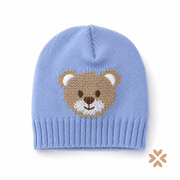 Cappello Teddy Cielo lana - Primodì Bebè