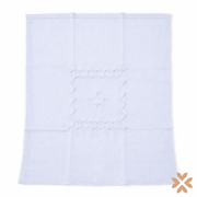 Coperta culla in filo cielo con punto smock – Primodì Bebè