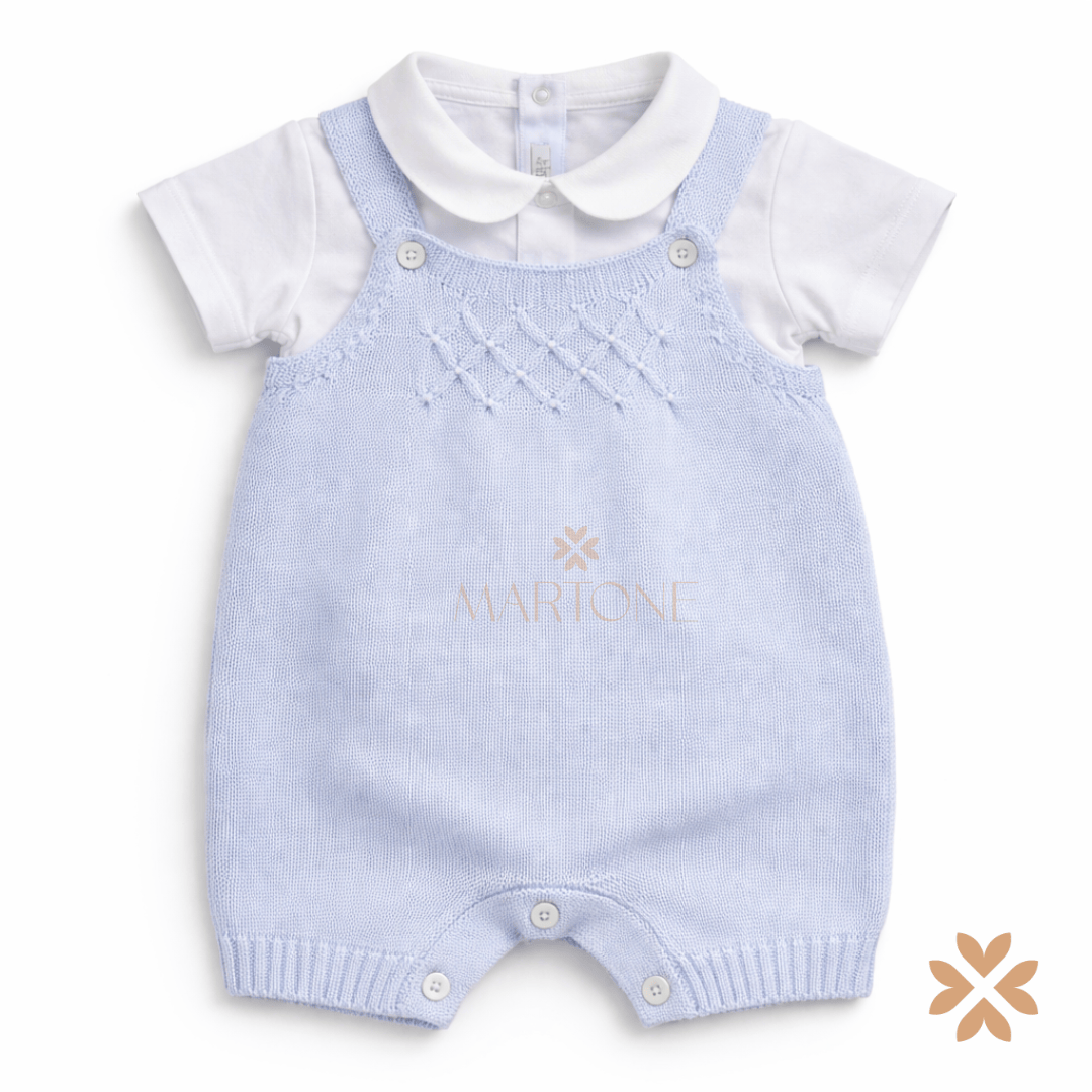 Salopette punto smock - Primodì Bebè